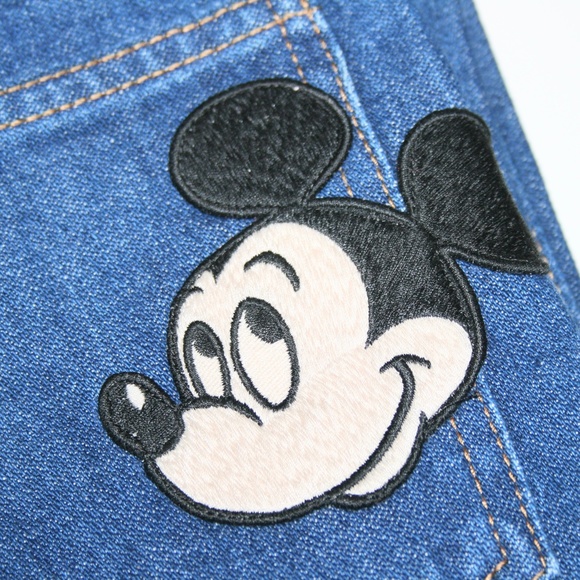 Gucci x Disney Men's Mickey Mouse Patch Embroidered Jeans - Picture 3 of 6